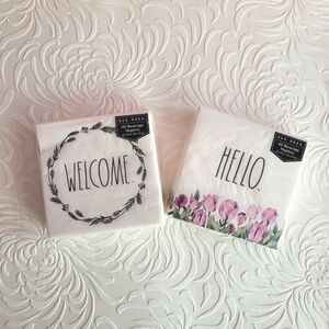 Rae Dunn Beverage Napkin Bundle
